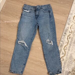 Old Navy Blue Straight Leg Women's Pants